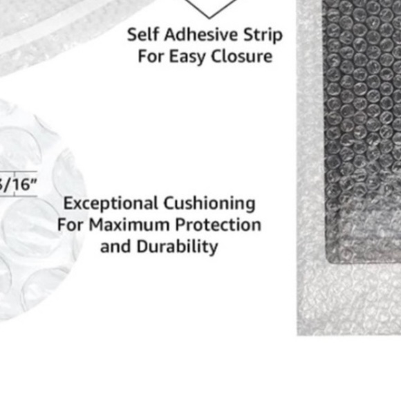 100 Bubble Out Mailers Clear Bubble Wrap Pouches Self Sealing Shipping Bags 4x5 - Picture 4 of 5